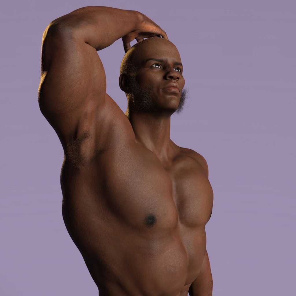 man, bodybuilder, chest