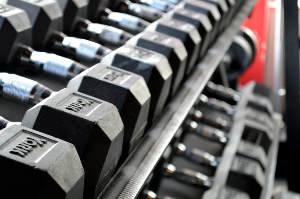 fitness, weight lifting, dumbbells