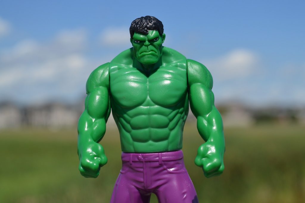 incredible hulk, superhero, green
